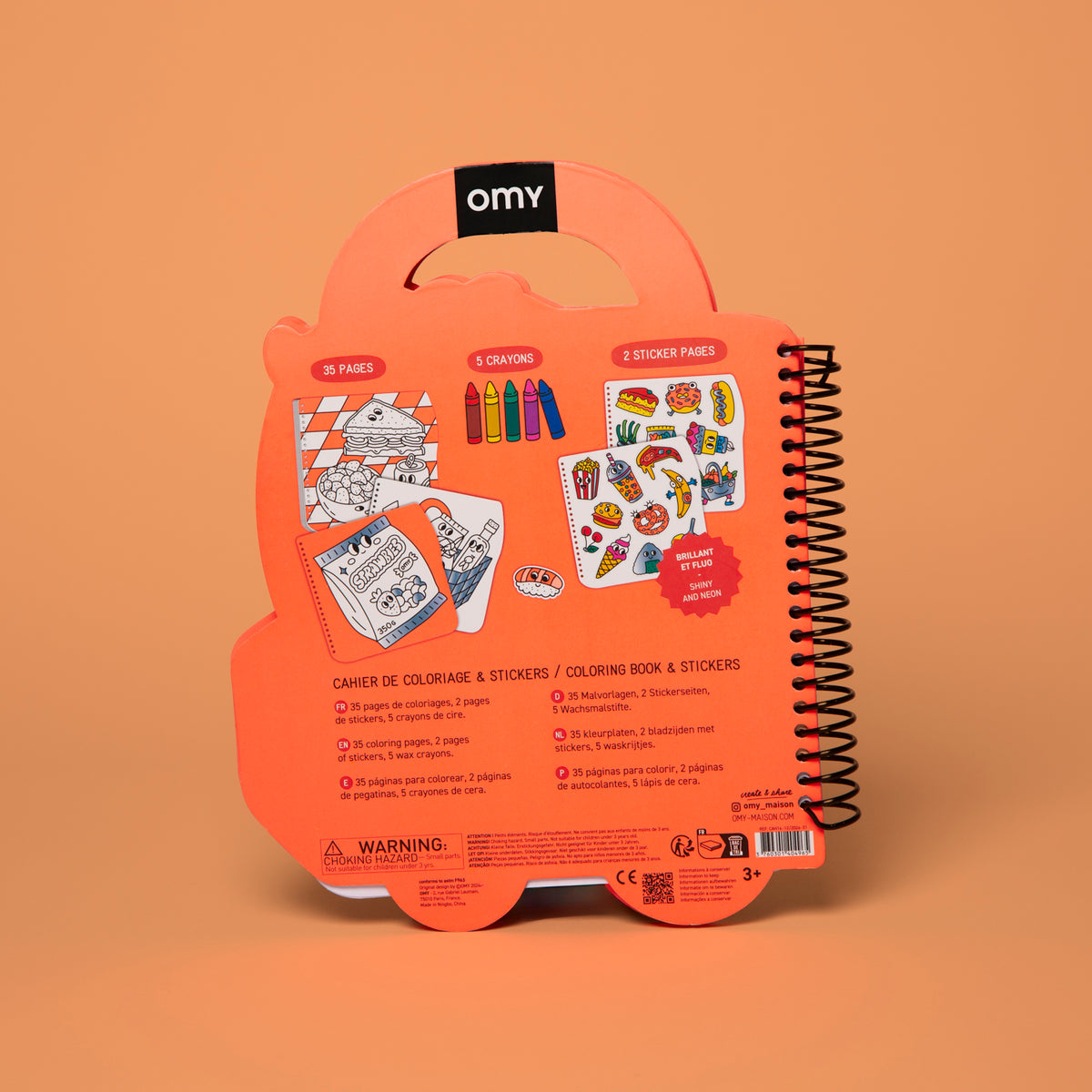 Super Mal - & Stickerbuch Yummy