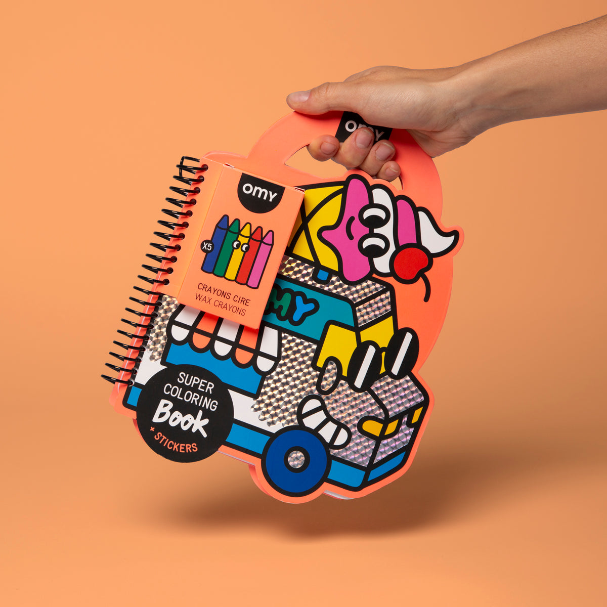 Super Mal - & Stickerbuch Yummy