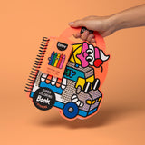 Super Mal - & Stickerbuch Yummy