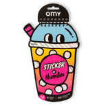 Stickern nach Zahlen -Bubble Tea