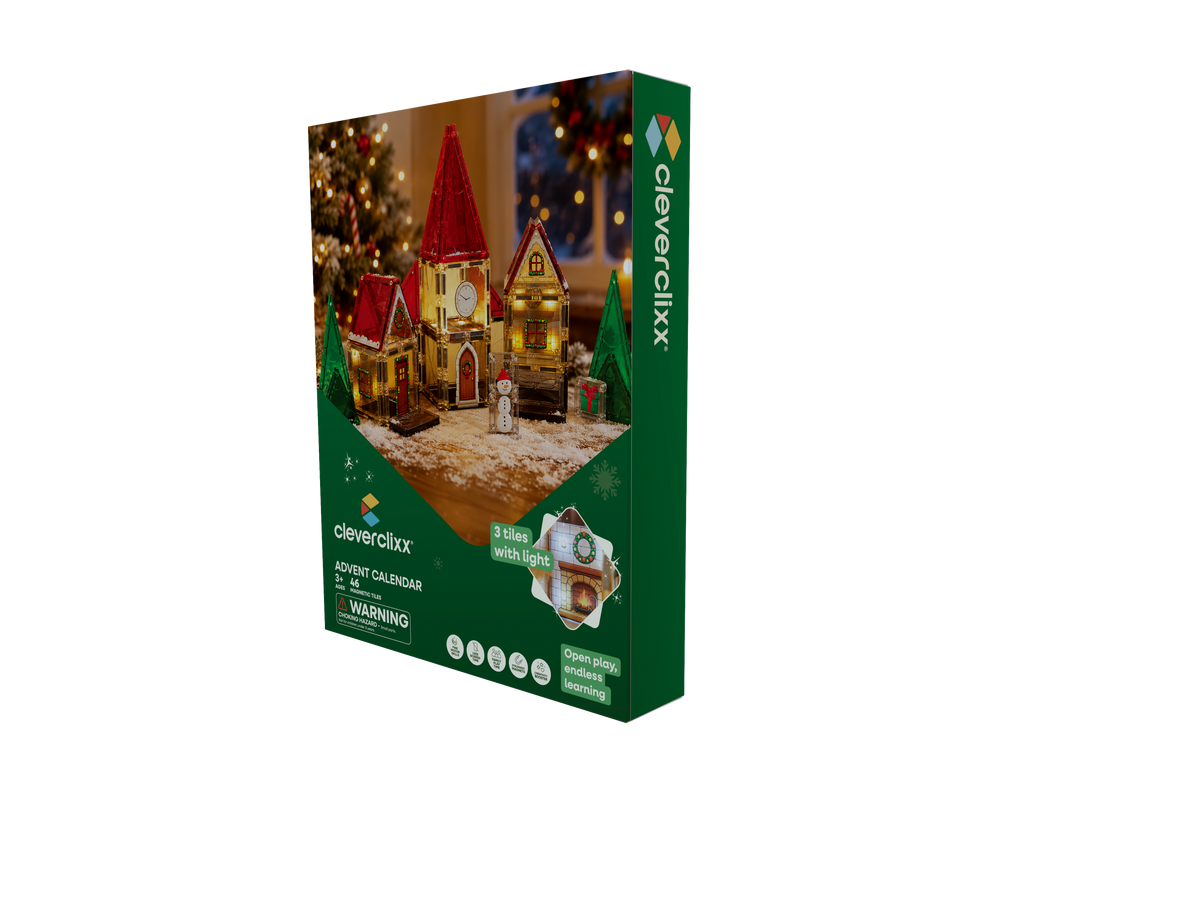 Adventskalender Magnetbausteine Weihnachtsstadt