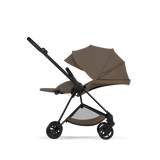 MIOS Comfort Matt Black incl. Babywanne faltbar Coconut Brown