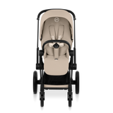 PRIAM Comfort Matt Black incl. Babywanne, Sitzeinheit, Sitzbezug Cozy Beige