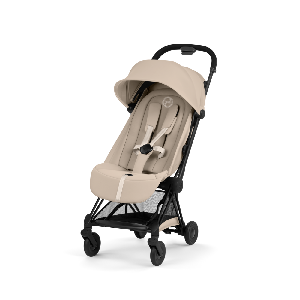 COŸA Comfort Matt Black incl. Babywanne faltbar Cozy Beige