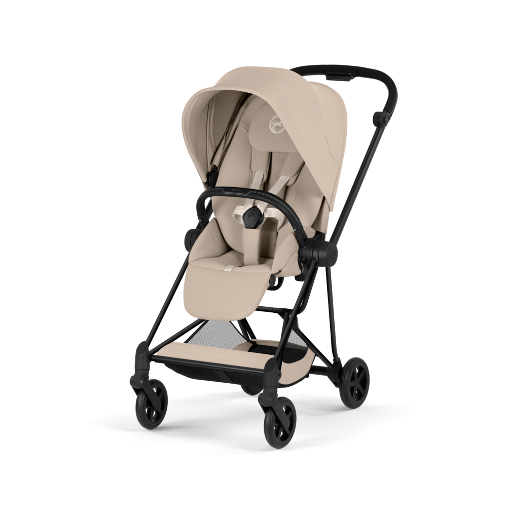 MIOS Comfort Matt Black incl. Babywanne faltbar Cozy Beige