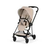 MIOS Comfort Matt Black incl. Babywanne faltbar Cozy Beige