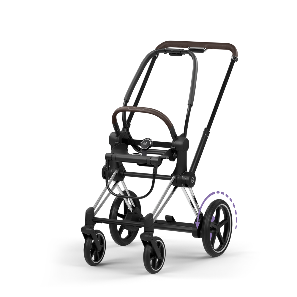 ePRIAM Style Rahmen inkl. Gestell Sitzeinheit Chrome Brown
