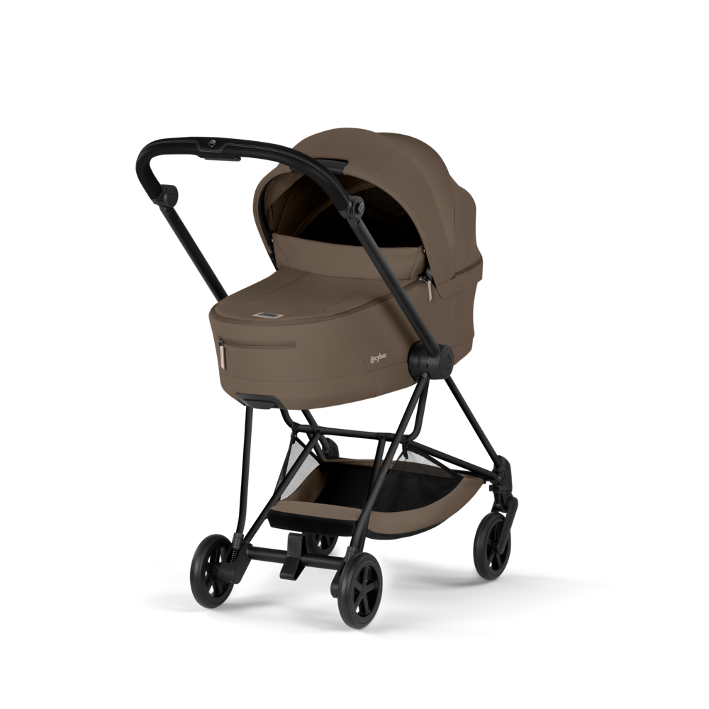MIOS Comfort Matt Black incl. Babywanne faltbar Coconut Brown
