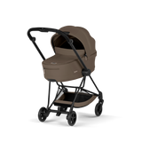 MIOS Comfort Matt Black incl. Babywanne faltbar Coconut Brown