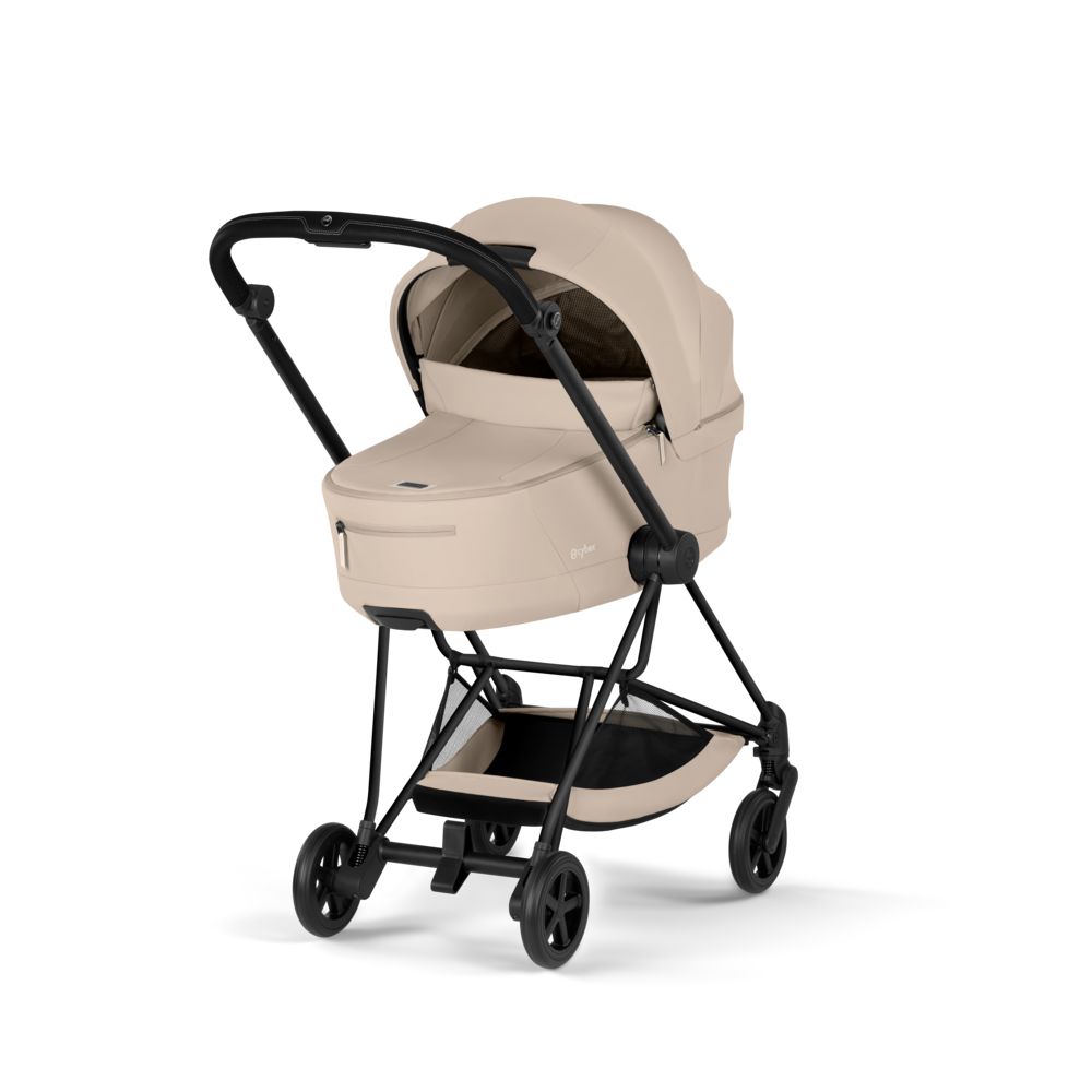 MIOS Comfort Matt Black incl. Babywanne faltbar Cozy Beige