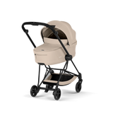 MIOS Comfort Matt Black incl. Babywanne faltbar Cozy Beige