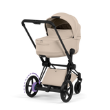 ePRIAM Comfort Matt Black incl. Babywanne, Sitzeinheit, Sitzbezug Cozy Beige