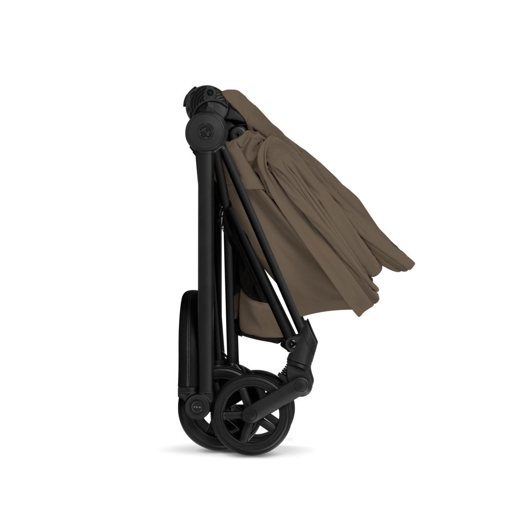 MIOS Comfort Matt Black incl. Babywanne faltbar Coconut Brown