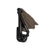MIOS Comfort Matt Black incl. Babywanne faltbar Coconut Brown