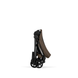 MIOS Comfort Matt Black incl. Babywanne faltbar Coconut Brown