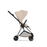 MIOS Comfort Matt Black incl. Babywanne faltbar Cozy Beige