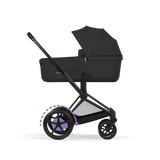 ePRIAM Comfort Matt Black incl. Babywanne, Sitzeinheit, Sitzbezug Sepia Black