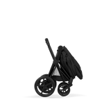 ePRIAM Comfort Matt Black incl. Babywanne, Sitzeinheit, Sitzbezug Sepia Black