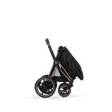 ePRIAM Comfort Rosegold incl. Babywanne, Sitzeinheit, Sitzbezug Sepia Black