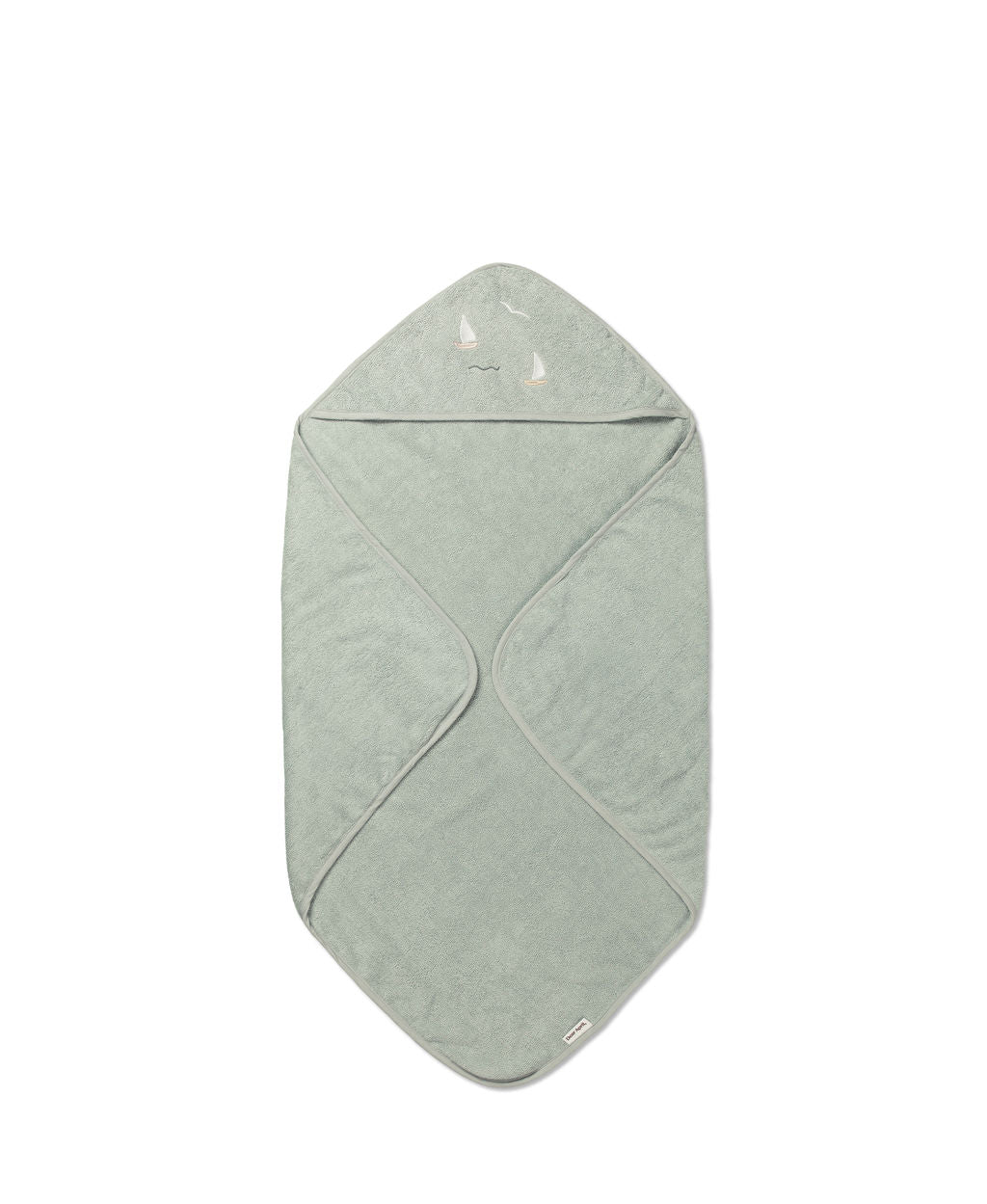 Petal Baby Kapuzen Handtuch / Sailboats
