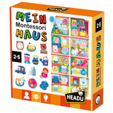 Mein Montessori Haus Lernspiel für Kinder zum Formen Einsetzen und Zuordnen