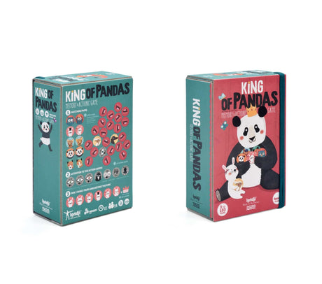 Memory-Spiel von Londji mit Tiermotiven und Aktionskarten in bunter Box