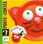Kartenhalter Katze mit niedlichem Katzengesicht für kindersicheren Kartenspielspaß ab 3 Jahren