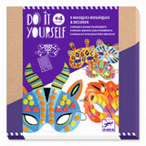 DIY Mosaik-Masken Dschungeltiere