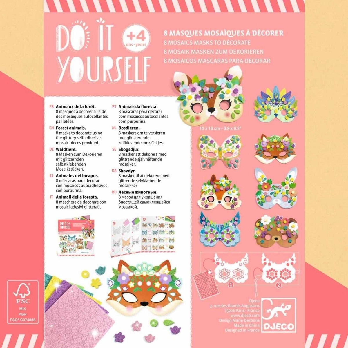 DIY: 8 Masken Tiere