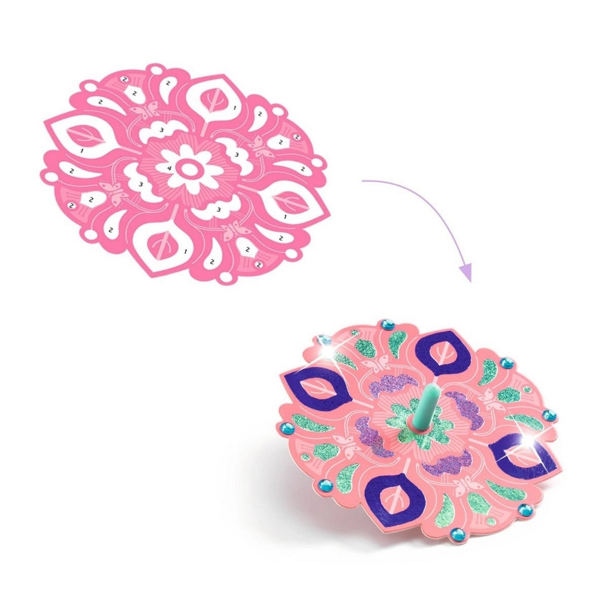 DIY: Kreisel Flower Power