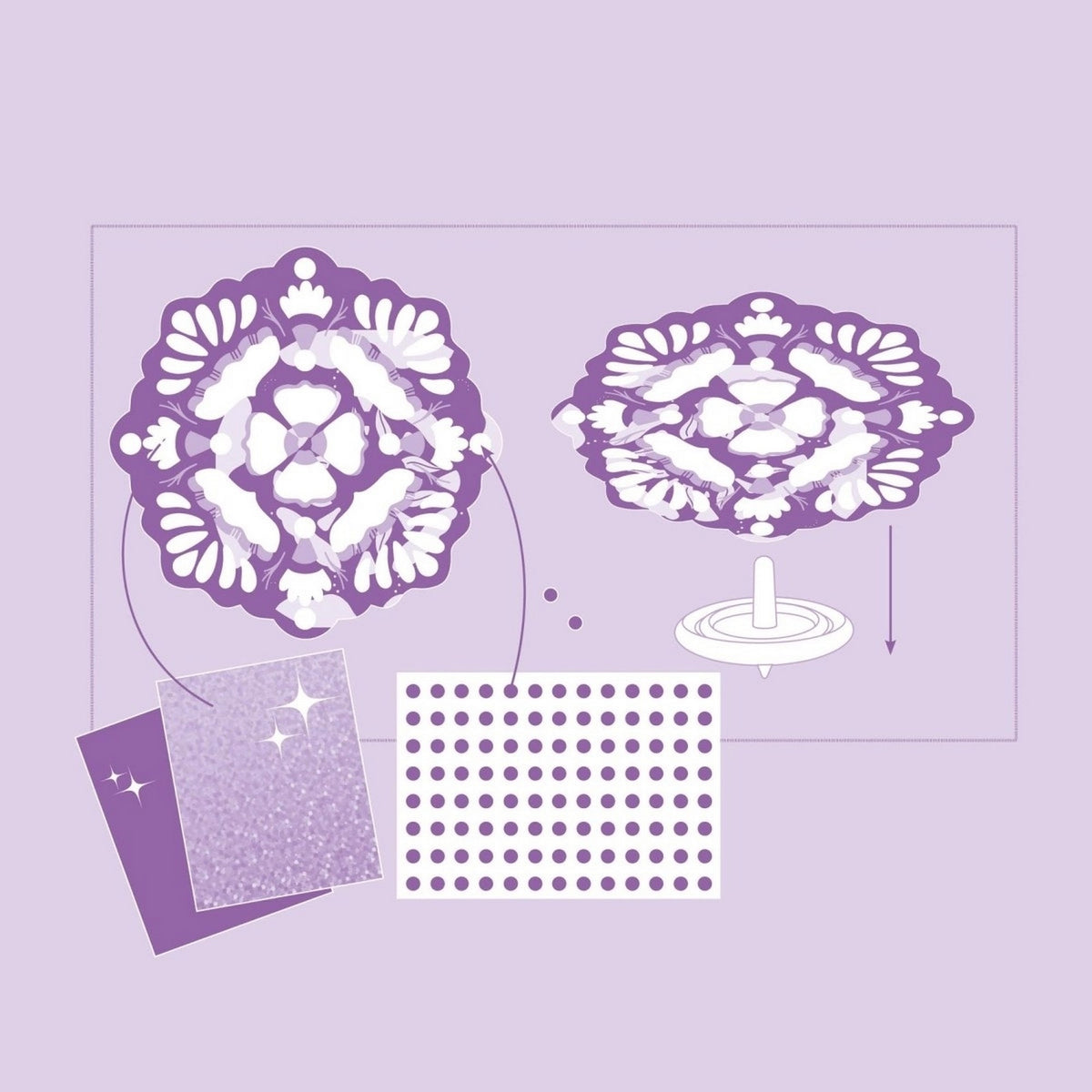 DIY: Kreisel Flower Power