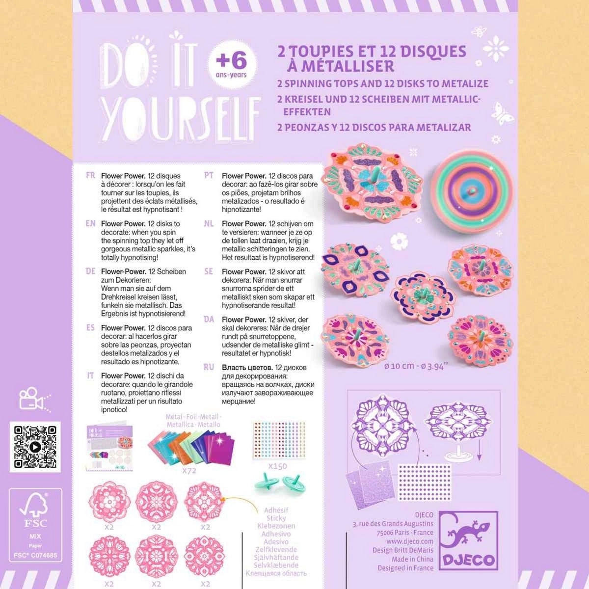 DIY: Kreisel Flower Power