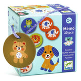 Memo Kuscheltiere Lernspiel mit tierischen Memory-Karten für Kinder ab 2 Jahren