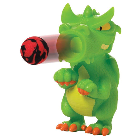 Plopper Drachen Turbo Softair Spielzeug mit Schaumstoffball und Zielnetz für drinnen und draußen