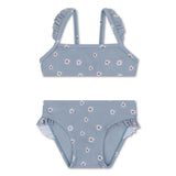 Kinder-Bikini mit verspieltem Gänseblümchen-Print und UV-Schutz aus recyceltem Material