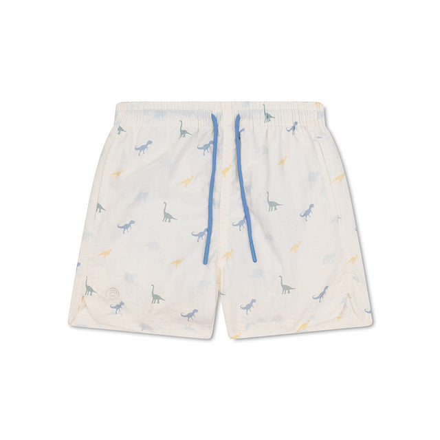 Kinder Dino-Badeshorts mit UV-Schutz LSF 50+, schnelltrocknend und elastisch für Jungen