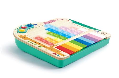 Pixel-Piano von Hape mit leuchtenden Tasten und Tierpixeln für Kinderentwicklung