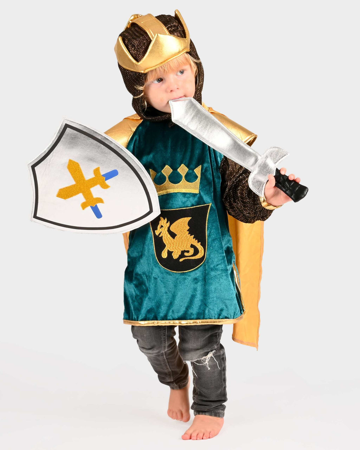 Ritter Drachen König 4-6 Jahre