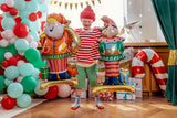 Stehender Folienballon Weihnachtsmann
