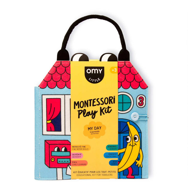 Montessori Play Kit von OMY mit 10 Aktivitäten zur Förderung von Feinmotorik und kognitiven Fähigkeiten bei Kindern
