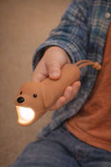 Taschenlampe Hund