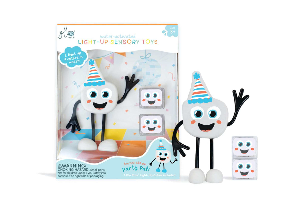 Leuchtwürfel Glo Pals Badewürfel mit bunten Farben und biegsamen Armen für Kinder ab 3 Jahren