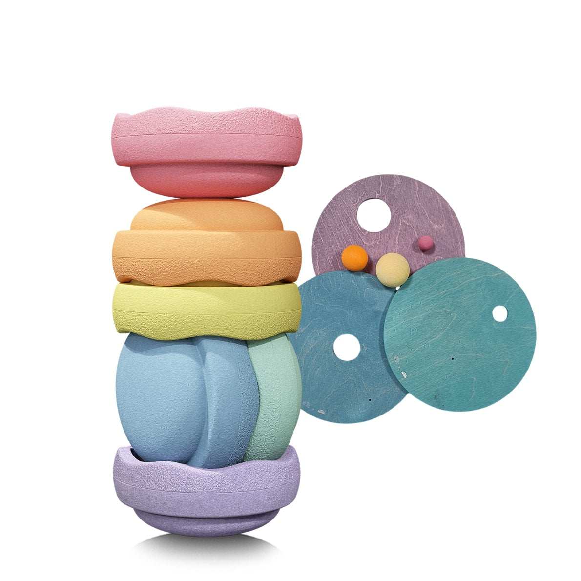 Grimms x Stapelstein Set pastel