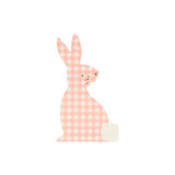 Gingham Häschen Servietten
