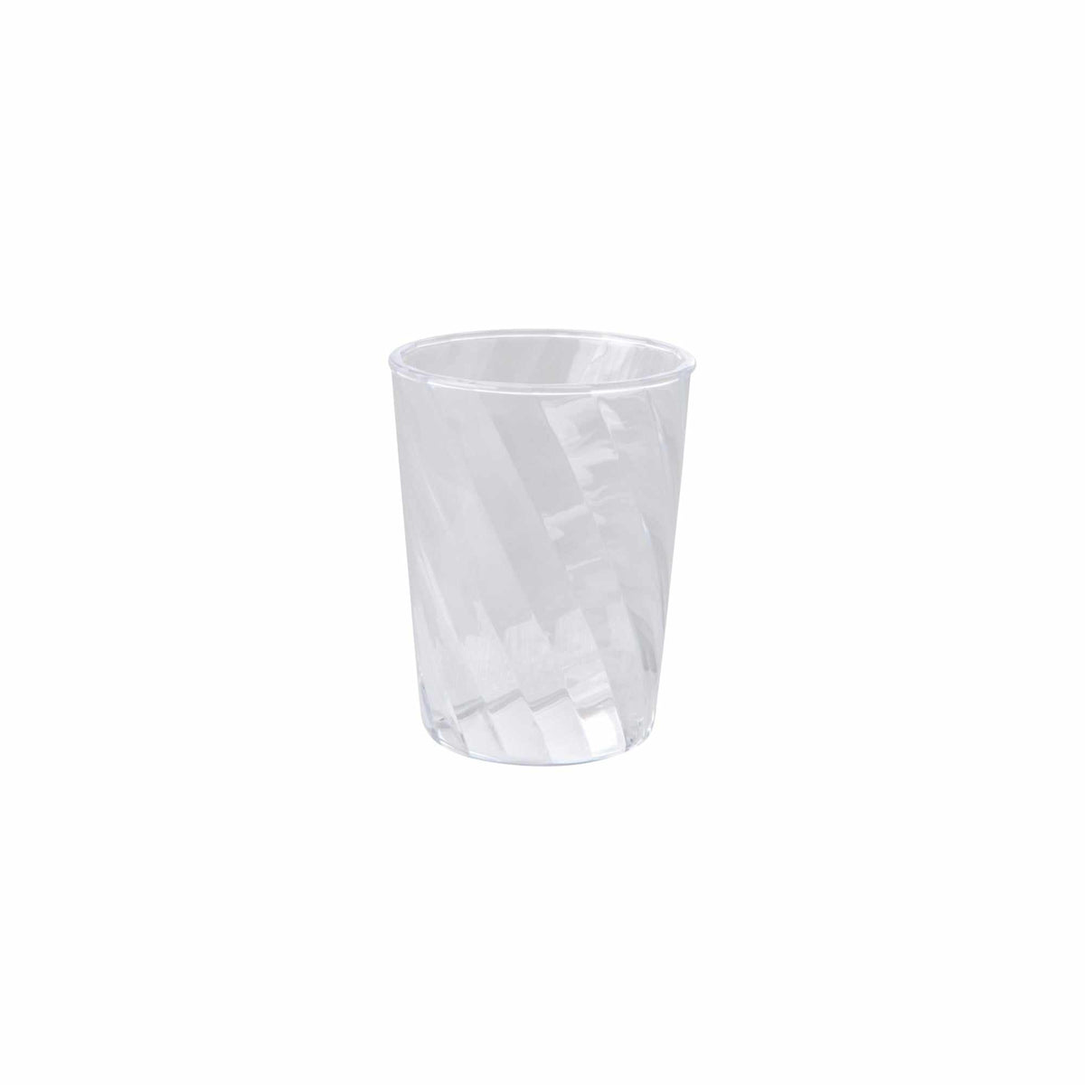 Kleiner transparenter Acrylbecher 260 ml aus robustem Acryl, spülmaschinenfest, ideal für Partys und den täglichen Gebrauch