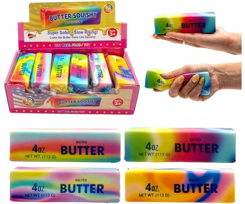 Bunte Squishy Butter - Slow Rise (1Stück)