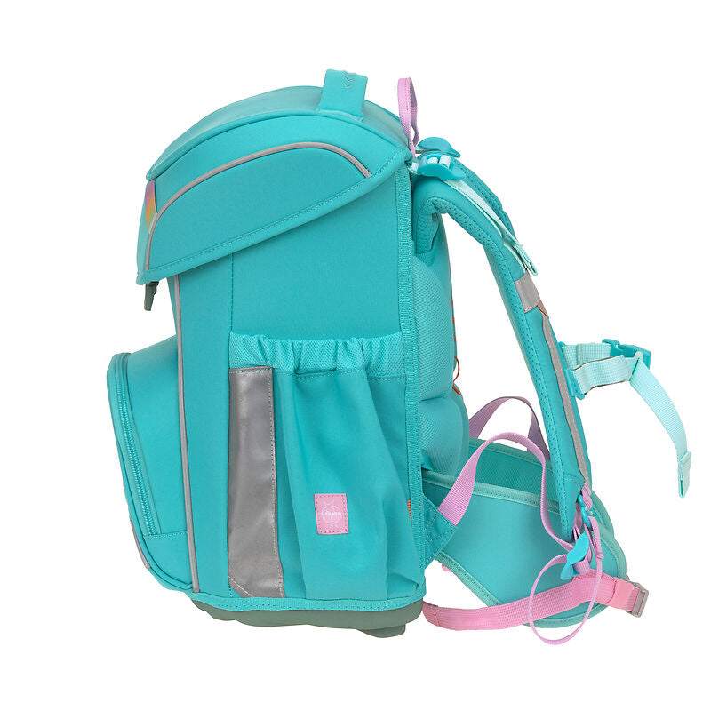 Schulranzen Set 7-teilig Slim /Unique Türkis