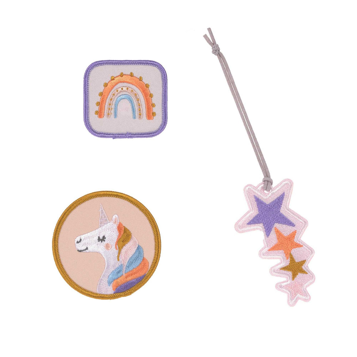School Patches Set Unicorn