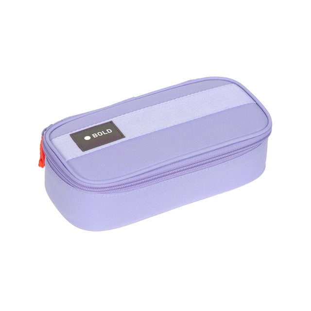 Schlampermäppchen Bold Lavendel aus recyceltem Polyester mit viel Stauraum und PFC-freier Imprägnierung