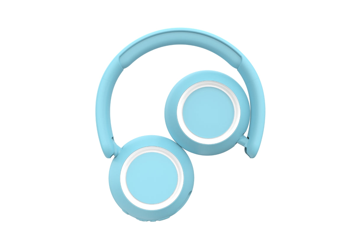 Bluetooth Kopfhörer mit Licht - Blau